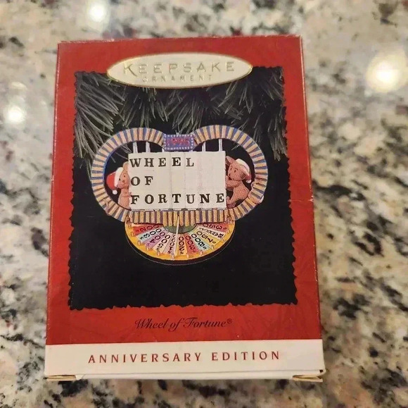 Hallmark Keepsake Ornament Vintage Wheel of Fortune New - Picture 1 of 2